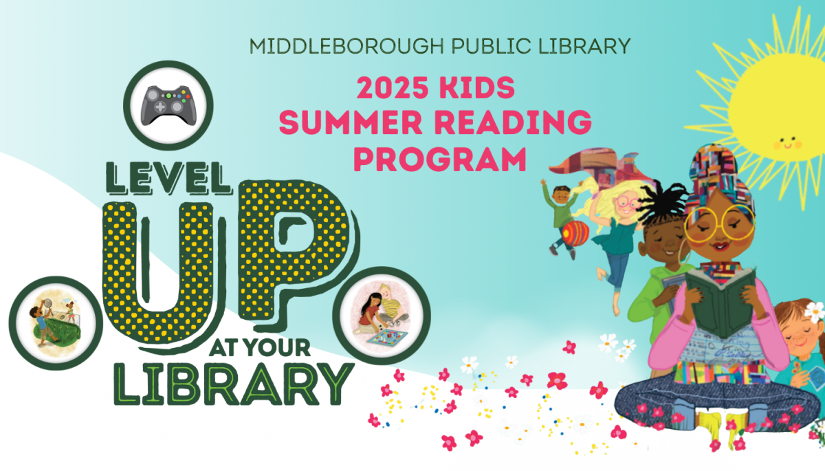 Level Up at Your Library Summer Reading Page Banner